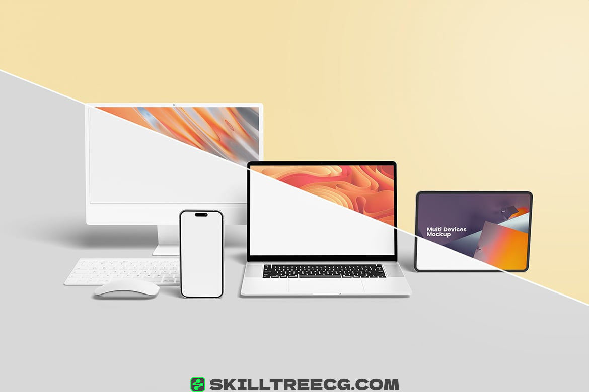 图片[3]-Multi Devices Mockup with Clean Background（541030）-技能树